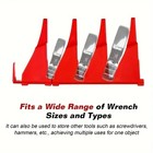 80-160pcs Magnetic Wrench Organizer Shelf Practical Wrench Tool Storage