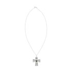 Connemara Marble Claddagh Cross Pendant With Earrings
