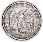 1875-s Seated Liberty Twenty Cent Silver Piece   Vf Details