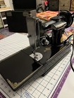 Vintage 1948 Singer Featherweight Sewing Machine 221 W case   Peddle Antique