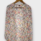 Floral Boho Kimono Floor Length Tiered Bohemian Cottagecore Wild Fable Cute Xxl