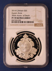 2014 Silver Proof   5 Coin  queen Anne Anniversary  Ngc Pf70 With Case   Coa