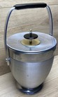 Vintage Kromex Ice Bucket Mid Century Modern Aluminum Chrome Barware Large
