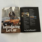 Renault Lecar Car Sales Brochure Catalog Vintage Advertising
