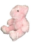 Anico Int l Inc 10  Pink Teddy Bear With Pink Ribbon Soft Plush Stuffed Animal