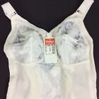 Triumph Taillana Luxe Full Body Shaper Us   Uk 34 D Eu 75 White Lace Panel Vtg