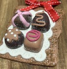 Christmas Shoppe Sugared Sweets Candy Ornament Gingerbread Decor 4 5    New
