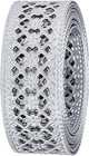 Metal Ribbon For Decor Craft - Decorative Silver Trim For Crafting - 1 1 4  X 3
