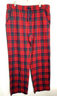 Men Xl 100  Cotton Flannel Pajama Bottoms Soft Lightweight Cozy Holiday Euc