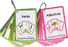 Verbs adjectives Flash Cards English Flash Cards Pocket Card Learning Toys For C