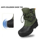 Toddlers Big Kid Ankle Winter Polyester Lined Snow Boots Ski Boots
