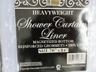Extra Long 5-gauge Vinyl Shower Curtain Liner  70  W X 84  L Very Hard To Find