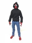 Oz-ss-blk  Figlot 1 12 Fabric Black Hoodie For 6  Ml Spiderman  Shf  Figma