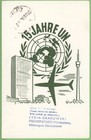 West Germany 1961 Lufthansa First Flight Postcard Frankfurt-montevideo uruguay 