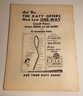 March 1955 Katy Employees Magazine  Missouri Kansas Texas Railroad Vintage