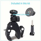 Bicycle Bike Motorcycle Handlebar Mount Holder Clamp For Gopro Hero 5 4 3  3 2 1