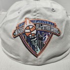 Vintage Wnba All Star Hat Cap Strap Back Womens One Size White American Needle