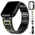  Compatible Apple Watch Band 45mm 44mm 42mm 46mm 42mm 44mm 45mm Black And Gold