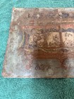 Antique Mexican Retablo Religious Painting On Tin  10x14