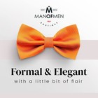 Bow Tie For Men   Women  Pretied Adjustable Solid Polyester Tuxedo Bowtie - Oran