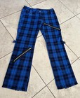 90s Y2k Vintage Lipservice Goth Punk Plaid Low Rise Pants 5
