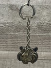 Vintage 60s Esso Exxon Tiger Head Keychain Key Ring - Excellent 