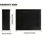 4-pack Black  Nylon Short Plush Car Door Handle Covers  Anti-slip