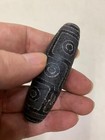 Pure Tibetan Natural Old Agate Dzi  9eyed  Bead