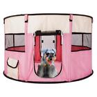 Portable Dog Playpen Crate Fence Pet Play Pen Exercise Puppy Kennel Cage Folding