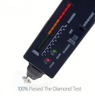 6 Ct Round Cut Fl d Real Moissanite Pendant   Stud Earrings Set 14k White Gold