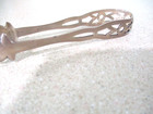 Vintage 3   Sterling Silver Talon Tongs Sugar Cube Or Ice Tongs Fancy Handle
