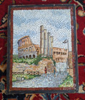 Vatican Studio Micro Mosaic Tile Plaque Art Vincenzo Renzi Master Colosseum