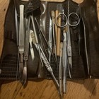 Vintage Physicians Surgical Kit Scalpels Forceps