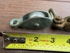 Vintage Brass Bronze Marine Pulley Block Lot Antique Sailboat Boat Hardware 12pc