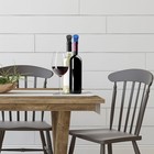Set Of 2 Cone-shaped Silicone Wine Stoppers  Reusable Decorative Corks Black
