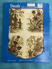 Lot Of 2 Meyercord Decals Vintage Oriental Gold Red 529-b   529-c Nos