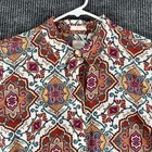 Chicos Shirt Blouse Top Womens Size 3 Geometric Long Sleeve Casual Dress