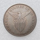 1906-s Philippines Peso 1p Coin - Rare Key Date  As Shown In The Figure