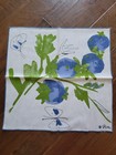 Unused Vera Neumann Ladybug Cloth Table Napkins Set 4 Blueberries Butterflies 16