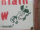 Vintage Mountain Dew Sign - Yahooo Hill Billy Soda Gas Station Porcelain Sign