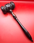 Vintage Wood Gavel 9 5 Inch Judge Mallet Auctioneer Courtroom Law Lawyer Desk