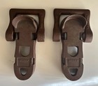Vintage Weider Iron Boots   Ankle Stirrup Set   Weight Training Attachment  4 