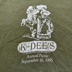 Vintage 90s 1995 K-dee s Annual Picnic New York City T-shirt Usa Made - Size Xl