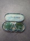 Vtg 1940s Bausch   Lomb Usa Pre Ray Ban Aviator Sunglasses W  Case 