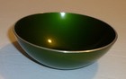 Vintage Emalox Norway Green Bowl Silver Trim Aluminum 4 