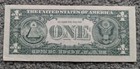 1974 Federal Reserve Note  1 Gutter Fold Print Error Xf Boston 