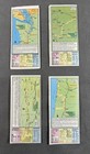 Lot Of 4 Vtg 1996 Adventure Cycling Bicycle Touring Map Washington Oregon Idaho
