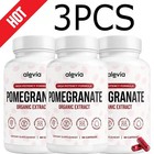 3x Alevia Pomegranate Capsules 60ct Organic Extract Antioxidant Us