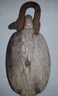 Antique Wooden Double Block Pulley Hook Nautical Barn Rustic Ship Decor