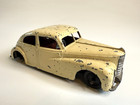 Rare Original Early Vintage Mettoy Jowett Javelin Clockwork Wind Up Diecast Car